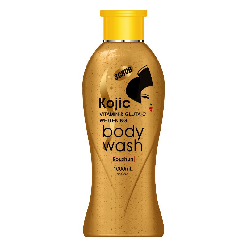 ROUSHUN Body Wash Private Label Whitening VC and Kojic Shower Gel For Skin Body