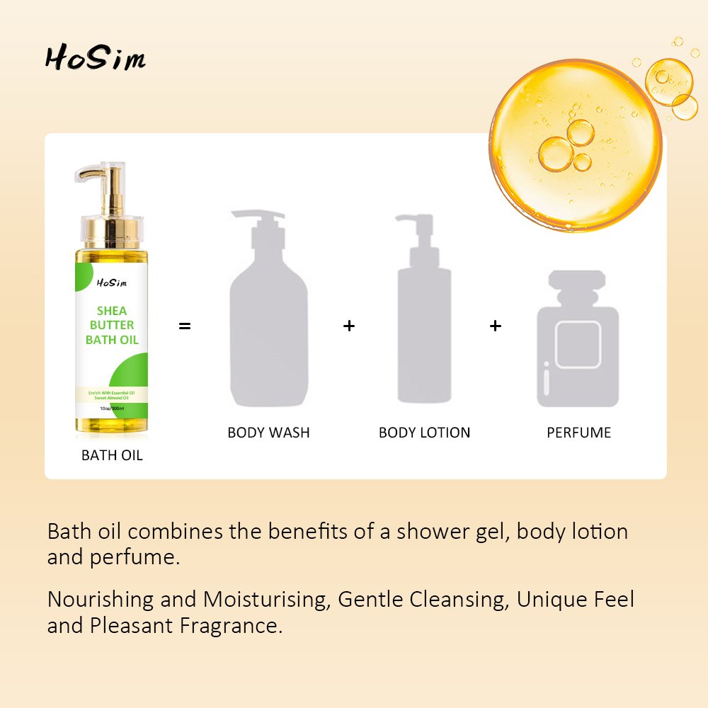 Oem Odm Sweet Almond Shower Gel Vitamin C Shower Oil Deep Cleanse Long Lasting Shea Butter Fragrance Body Shower Bath Oil