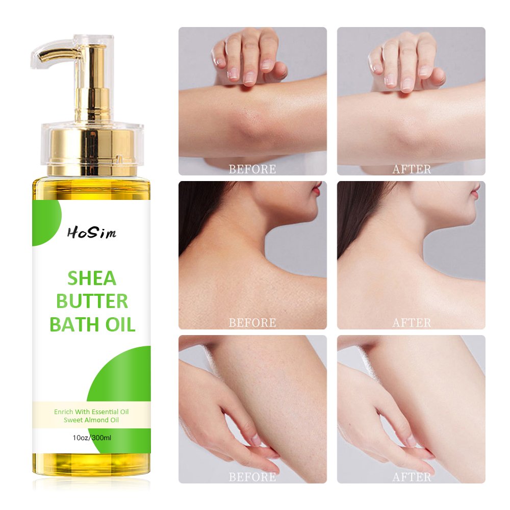 Oem Odm Sweet Almond Shower Gel Vitamin C Shower Oil Deep Cleanse Long Lasting Shea Butter Fragrance Body Shower Bath Oil