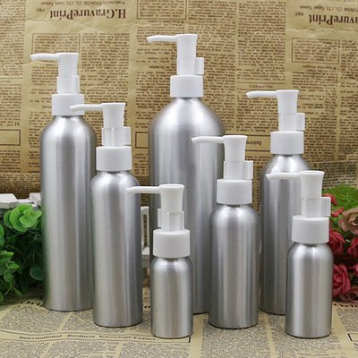 Shampoo Shower Gel Container 30ml Aluminum Lotion Pump Bottle
