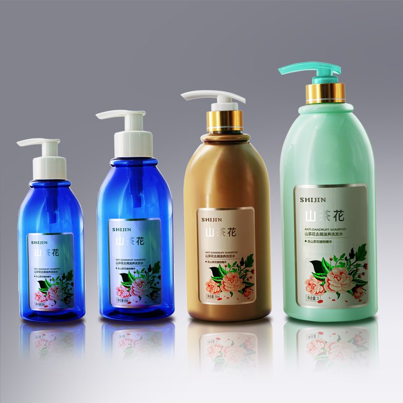 1000ml PET Ornamental Body Wash Bottle in Vase Shape Printed Lotion Packaging with Pump