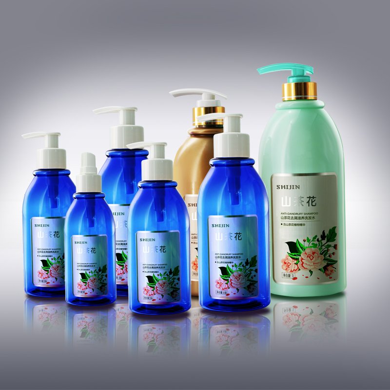 1000ml PET Ornamental Body Wash Bottle in Vase Shape Printed Lotion Packaging with Pump