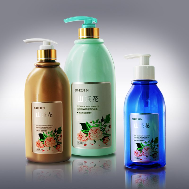 1000ml PET Ornamental Body Wash Bottle in Vase Shape Printed Lotion Packaging with Pump