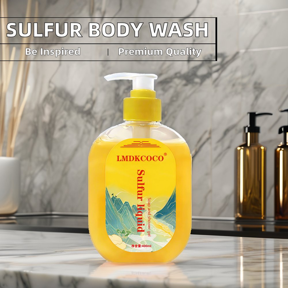 Nicotinamide Whitening Shower Gel 500ml Lasting Lemon Fragrance Body Wash Adults Cleansing Moisturizing Bubble Infused Herbal