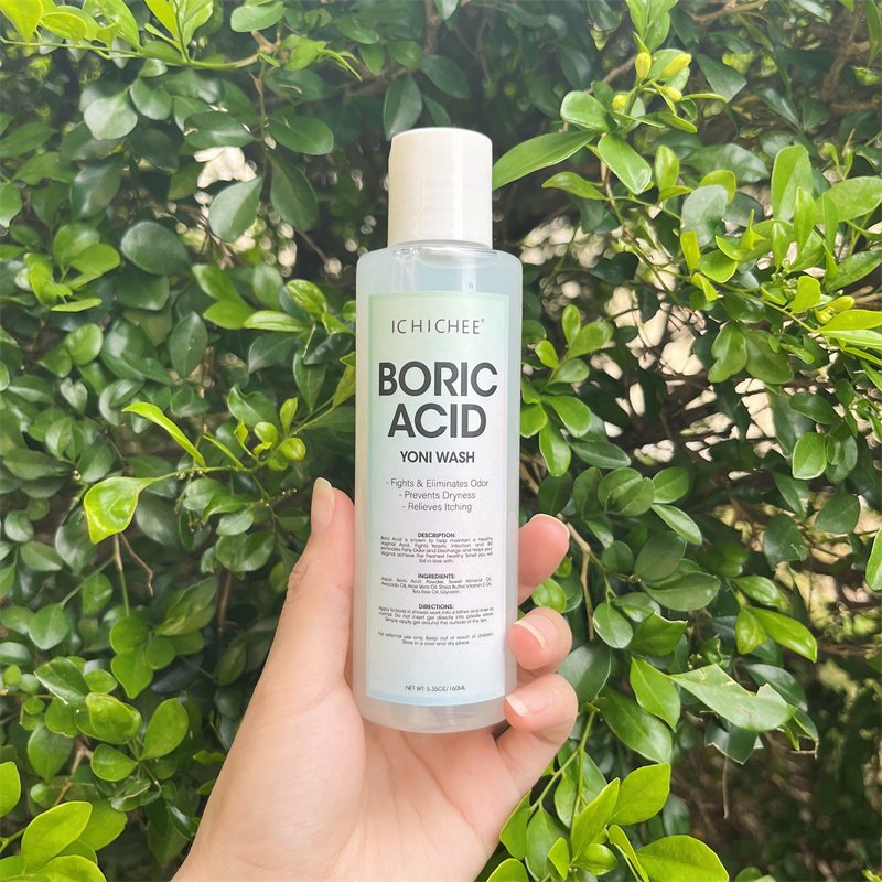 Brand new intime vaginal wash boric acid yoni shower gel with high quality boric acid yoni wash