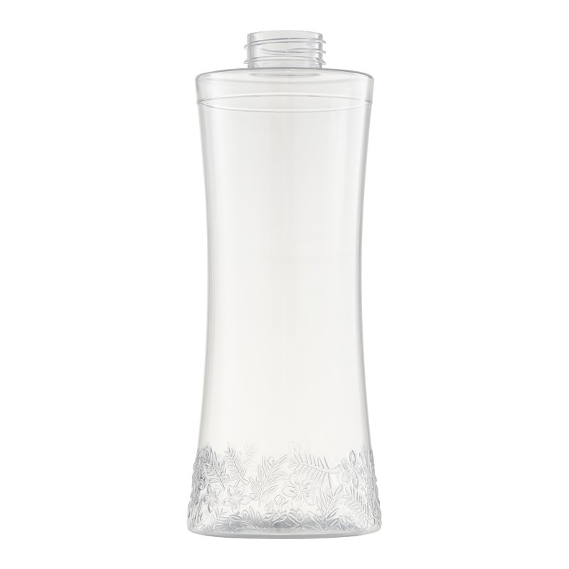 Factory price high quality transparent 500ml PET plastic empty bottle, which can be used for shower gel and shampoo bottle