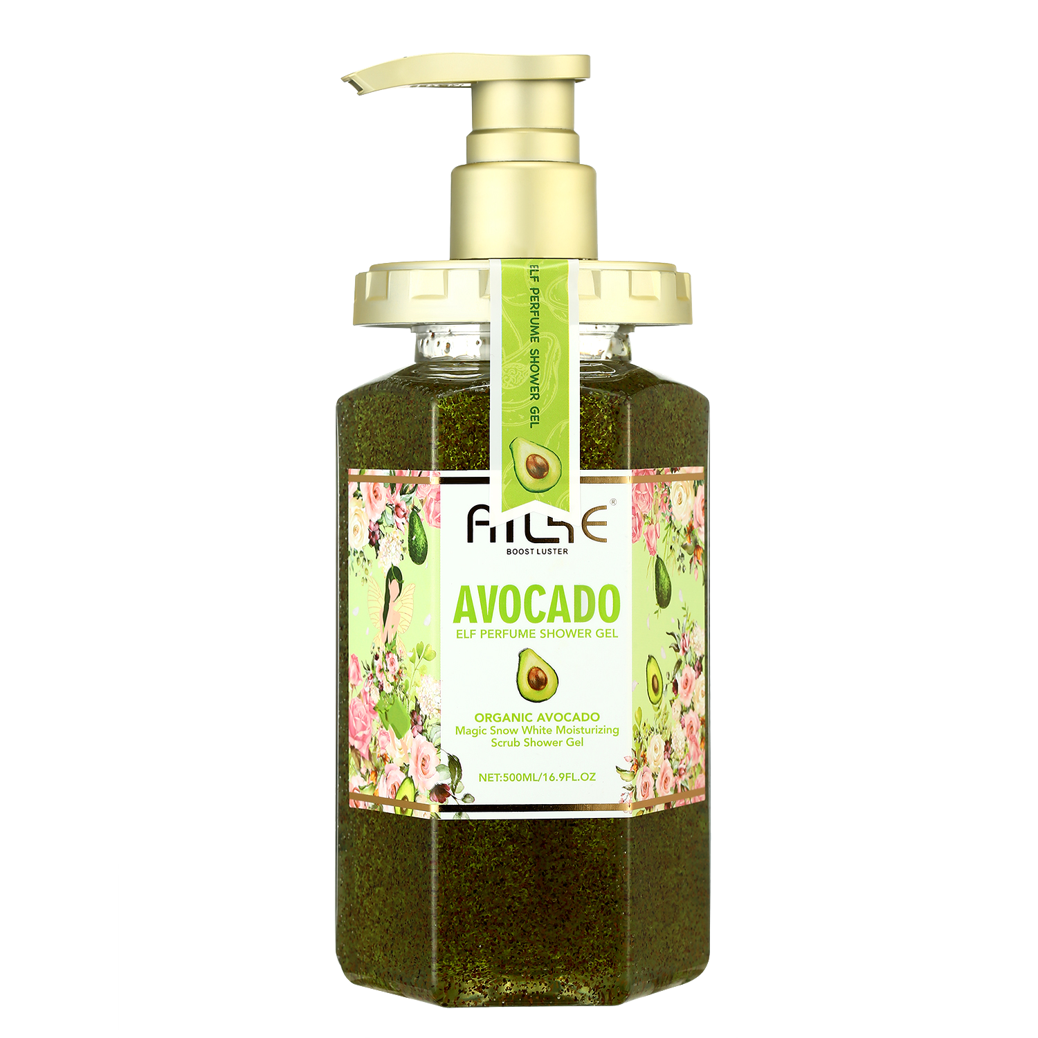 AILKE Organic Avocado Whitening Body Shower Gel