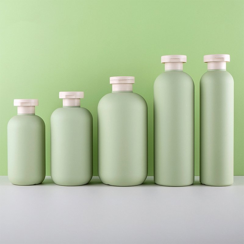 Empty Amber Blue PET 500ml Shampoo shower gel Lotion Pump Bottles for shampoo and conditioner bottles hair care