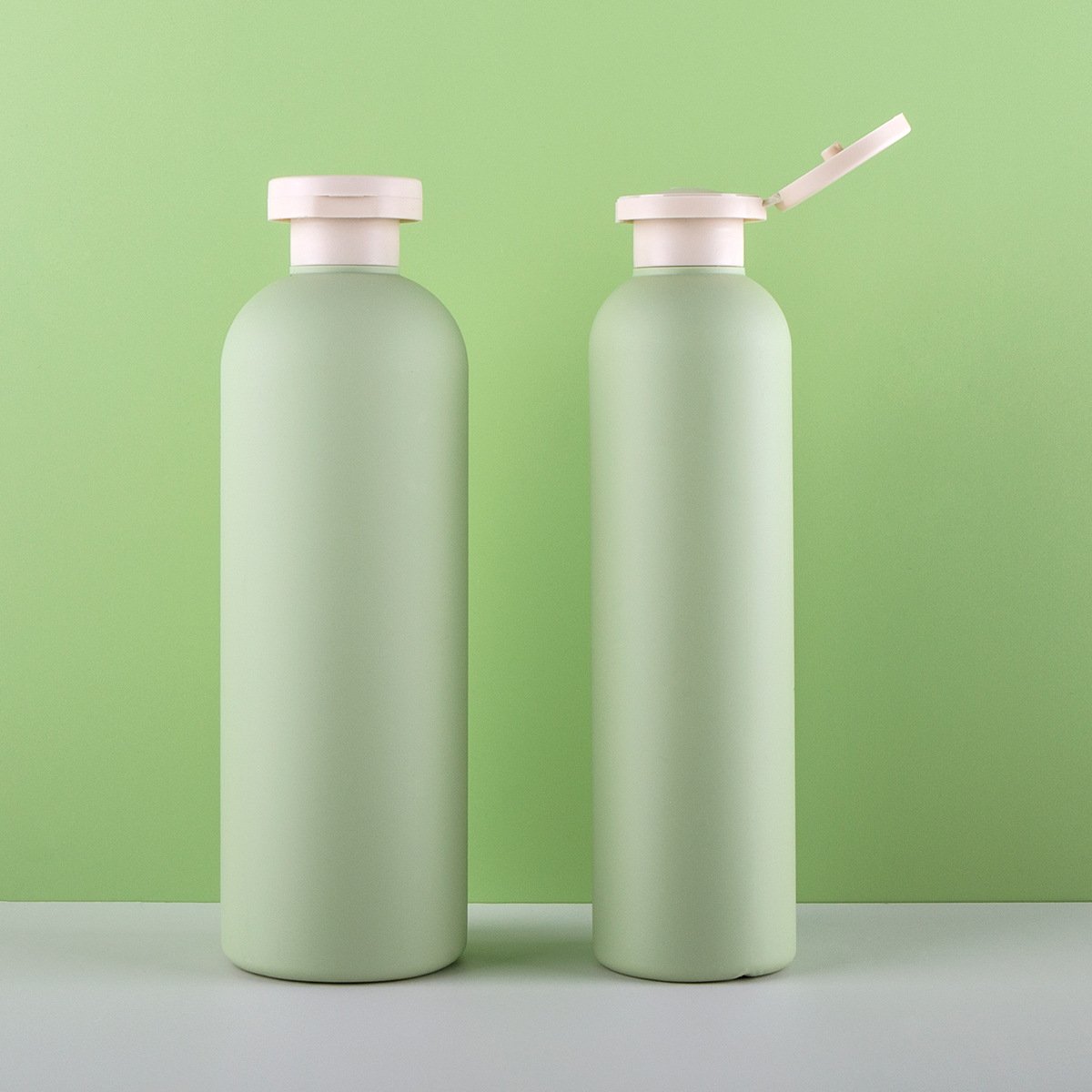 Empty Amber Blue PET 500ml Shampoo shower gel Lotion Pump Bottles for shampoo and conditioner bottles hair care