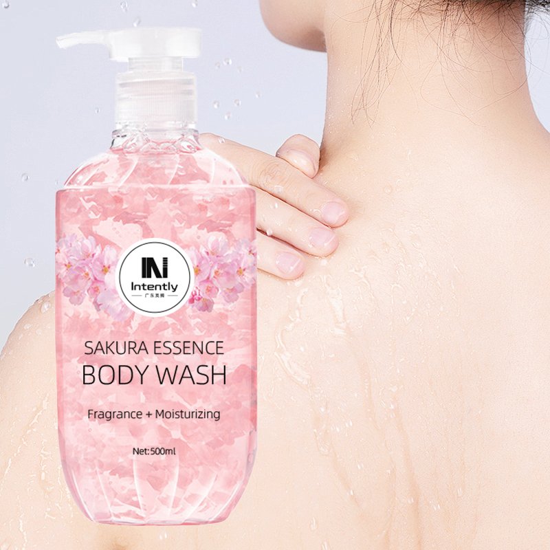 ODM Whitening Shower Gel Kojic Acid Turmeric Almond Vitamin C Exfoliating Deep Cleansing Natural Wash Bath Gel