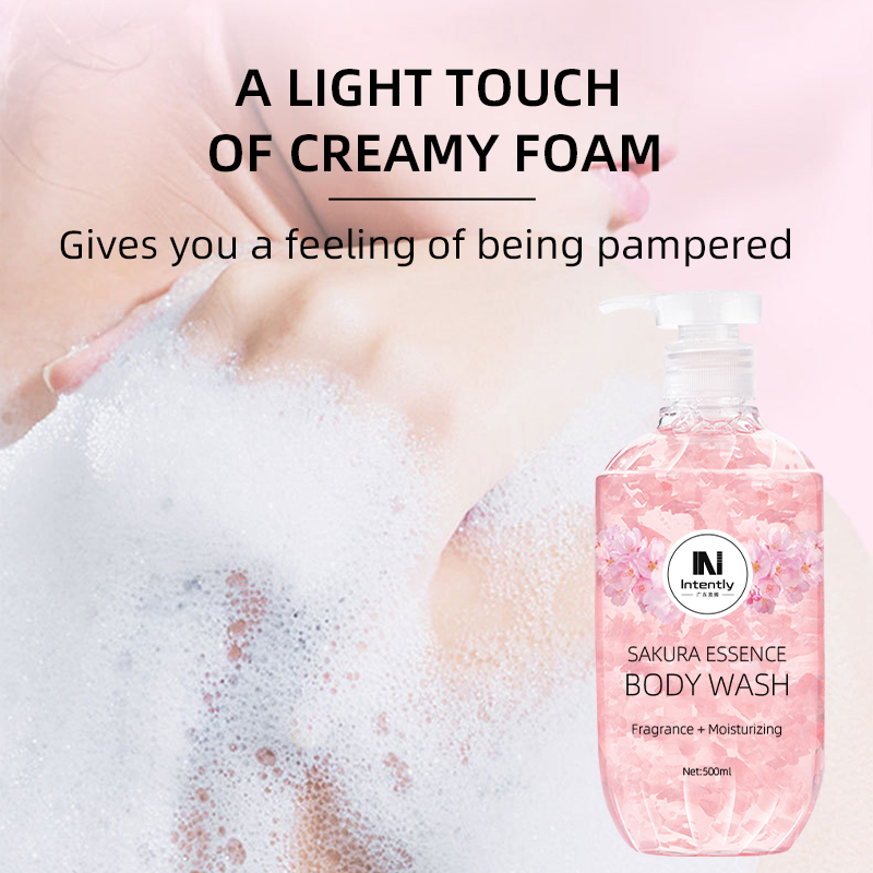 ODM Whitening Shower Gel Kojic Acid Turmeric Almond Vitamin C Exfoliating Deep Cleansing Natural Wash Bath Gel