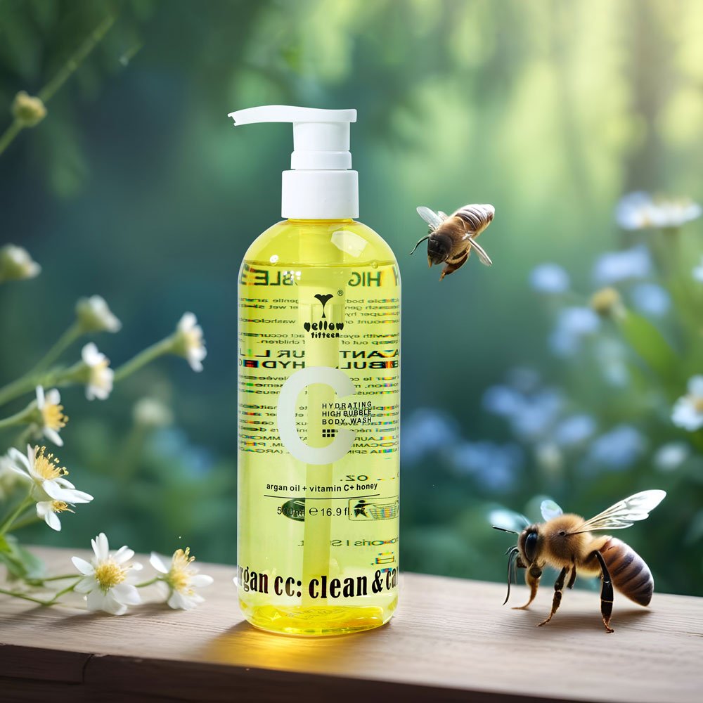 Wholesale Body Care Hydrating Refresh Shower Gel Nourish Body Cream Lotion Private Label Vitamin C Honey Body Wash for Woman