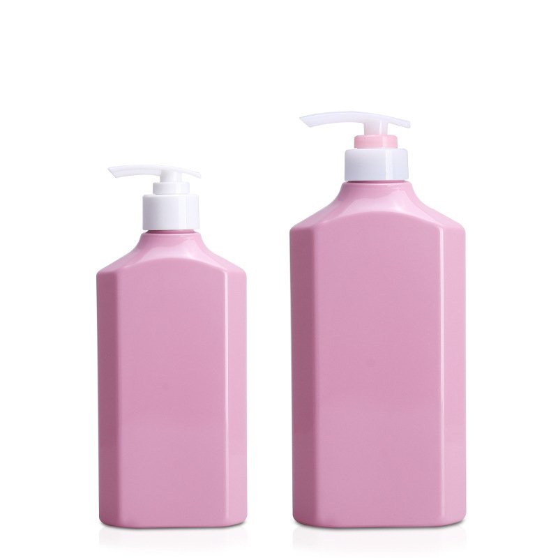 Wholesale 500ml High-end Designed PET Bath Bottle Shower Gel Bottle Body Care Packaging
