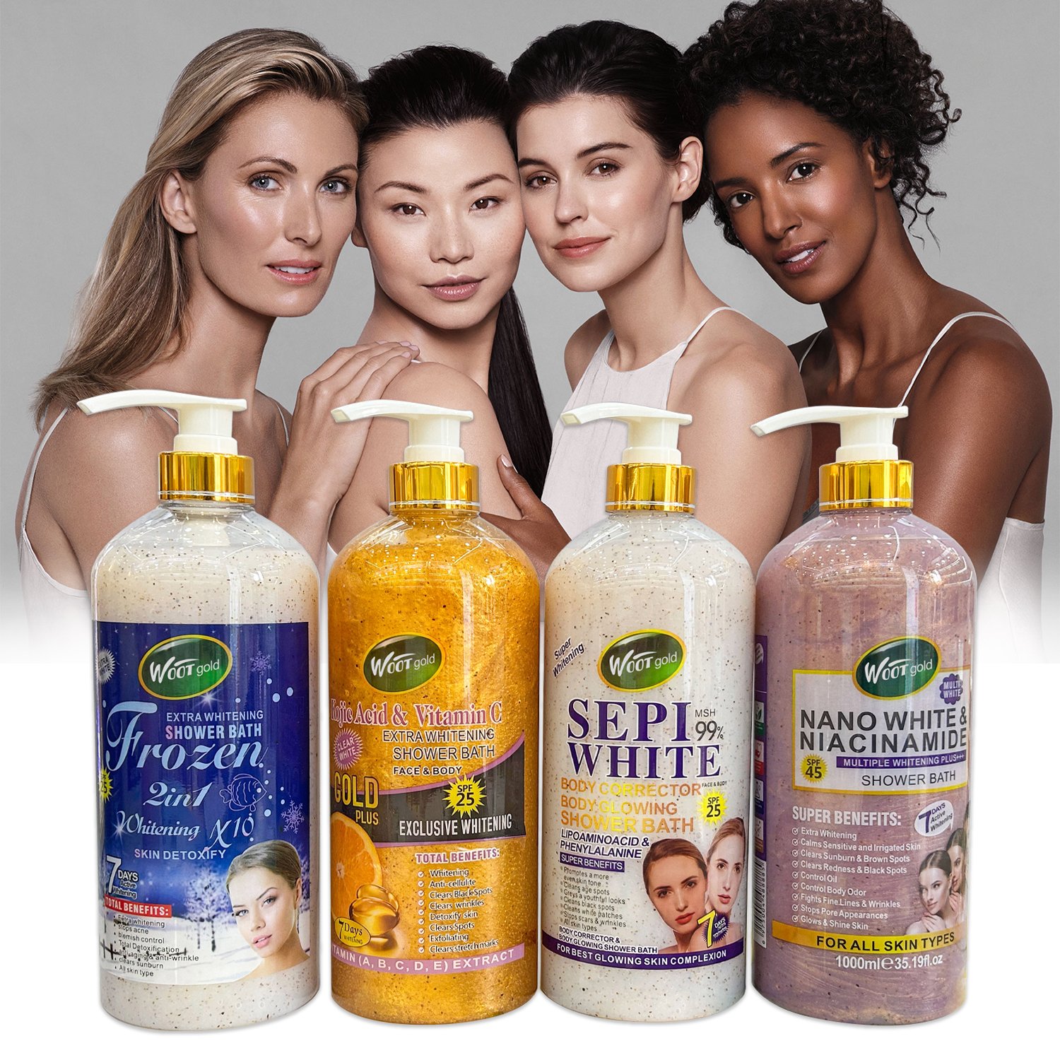 wholesale Shower Gel Carrot & Turmeric shower bath Exfoliating Whitening Nourishing Skin Hydrating Refresh Face & Body Care