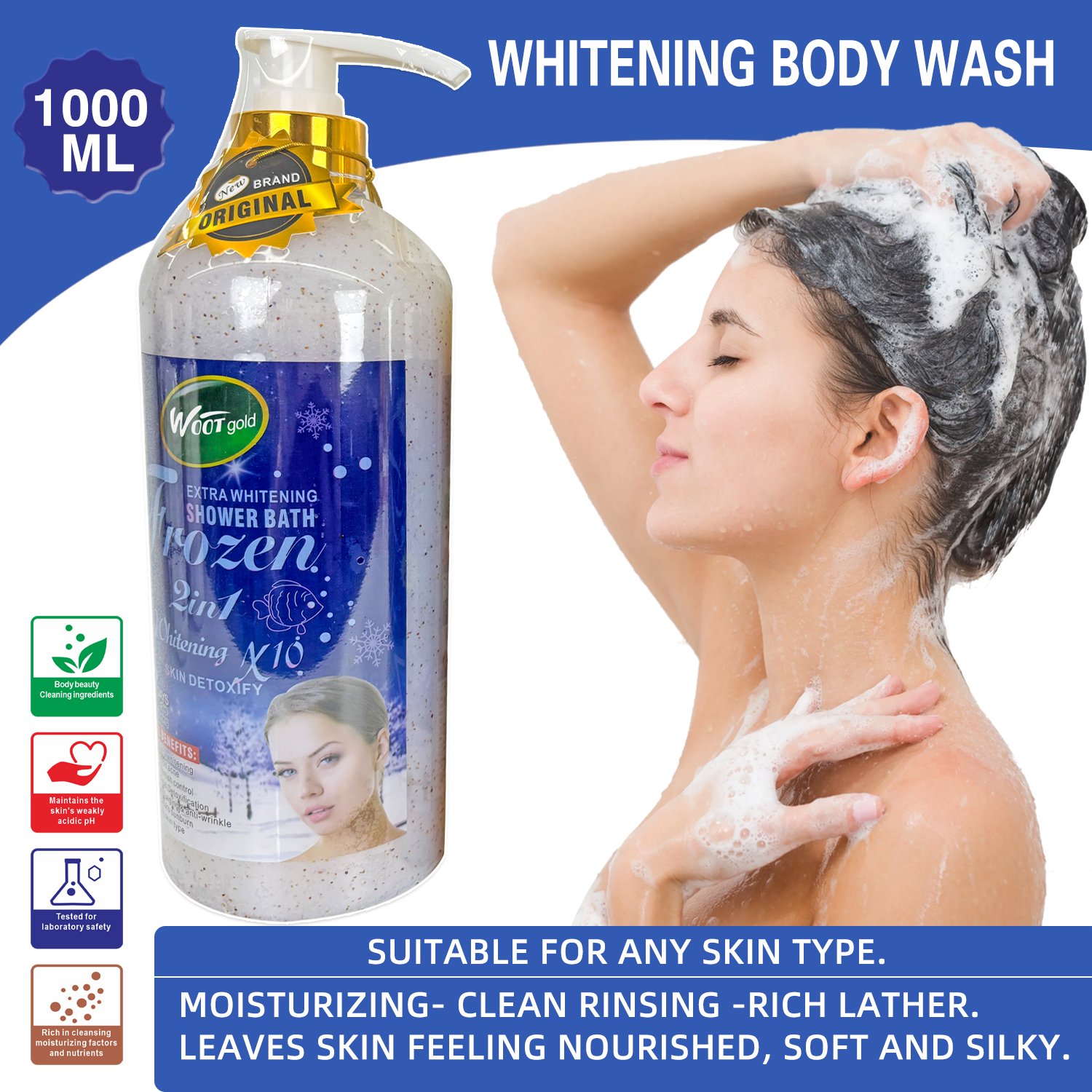 wholesale Shower Gel Carrot & Turmeric shower bath Exfoliating Whitening Nourishing Skin Hydrating Refresh Face & Body Care