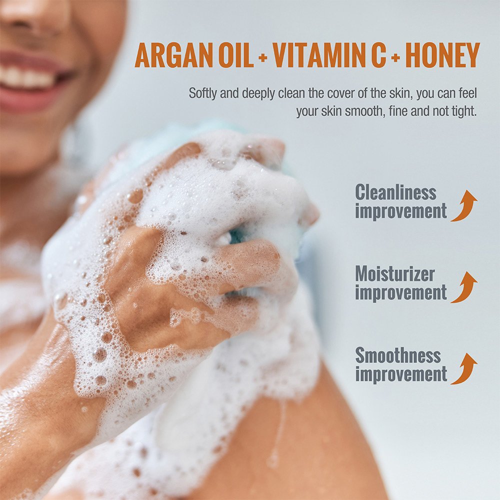 Wholesale honey clean hydrating shower gel private label hotel vitamin c moisturizing women shower gel body wash shampoo bulk