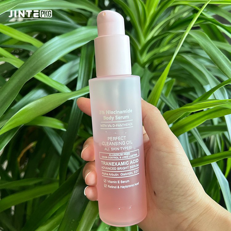 Customized Cosmetic Packaging 4oz 8oz 150ml 250ml Plastic Makeup Remover Oil Body Lotion Shower Gels Shampoo Bottles With Pump