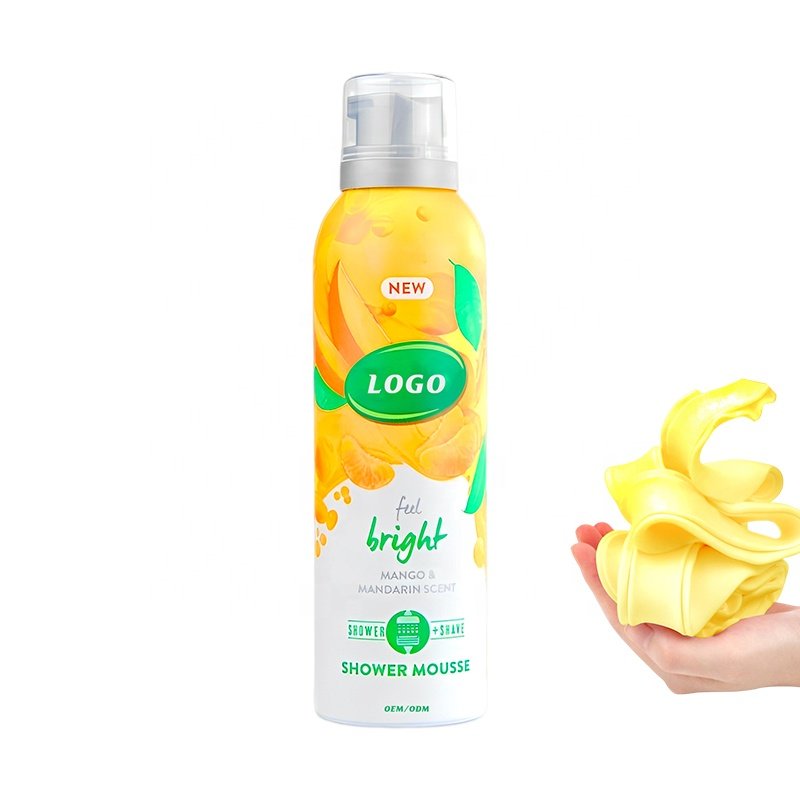 Manufacturer Wholesale Private Label OEM Private Label Organic Ingredient Whitening Foaming Body Shower Gel Bathing Mousse