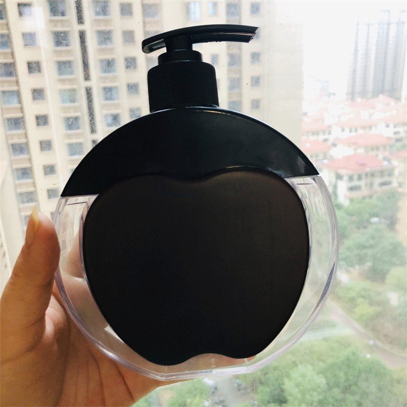 10oz Refillable Liquid Soap White Black Shower Gel Shampoo Luxury Lotion Cosmetics Container plastic bottle with pump dispenser