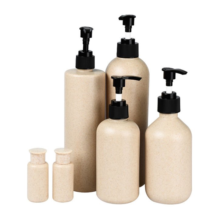 30ml 100ml 250ml 500ml Customizable logo degradable environmental protection bottle Cosmetics shampoo shower gel bottle