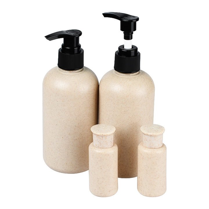 30ml 100ml 250ml 500ml Customizable logo degradable environmental protection bottle Cosmetics shampoo shower gel bottle