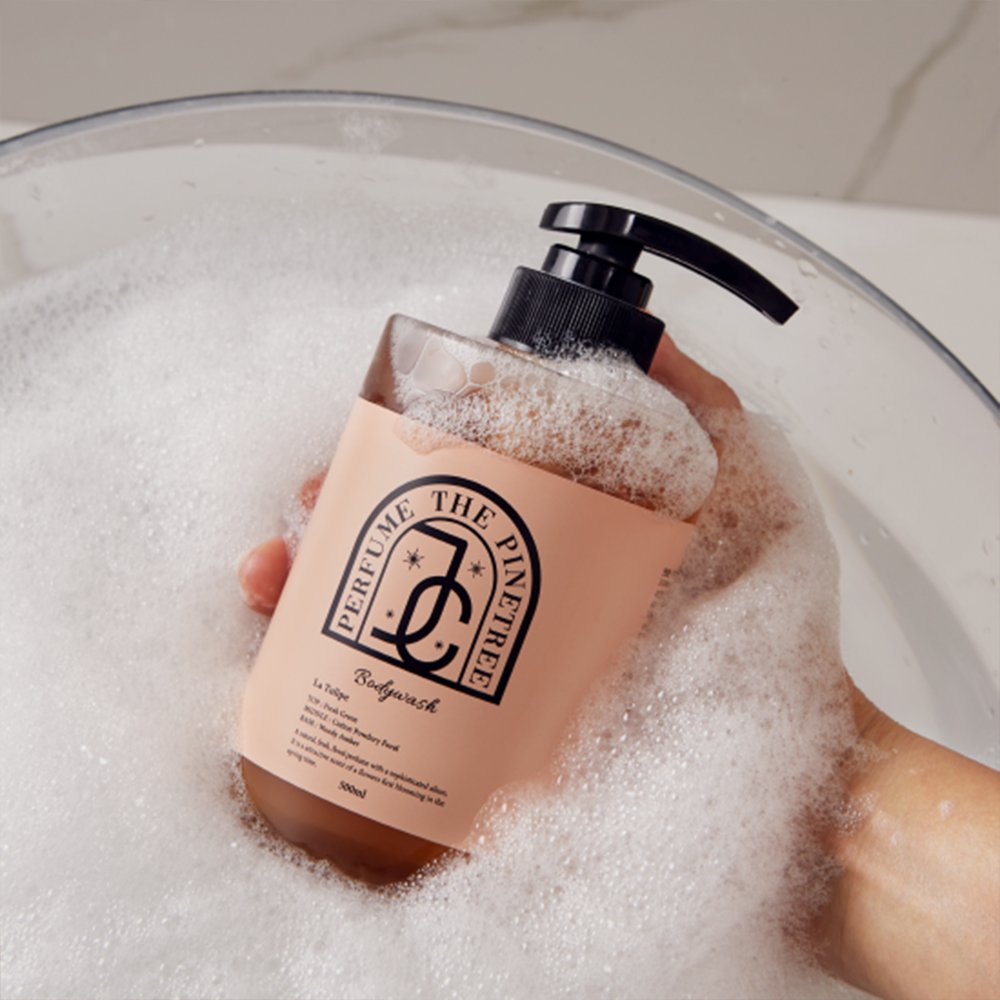 Hot Selling Shower Gel JC pinetree La Tulipe perfume Bodywash Mild Type Luxurious Floral Scent Exfoliate Made in Korea