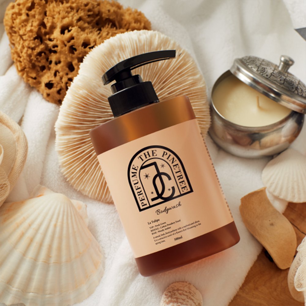 Hot Selling Shower Gel JC pinetree La Tulipe perfume Bodywash Mild Type Luxurious Floral Scent Exfoliate Made in Korea
