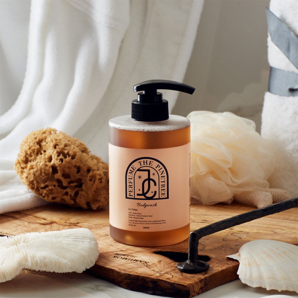Hot Selling Shower Gel JC pinetree La Tulipe perfume Bodywash Mild Type Luxurious Floral Scent Exfoliate Made in Korea