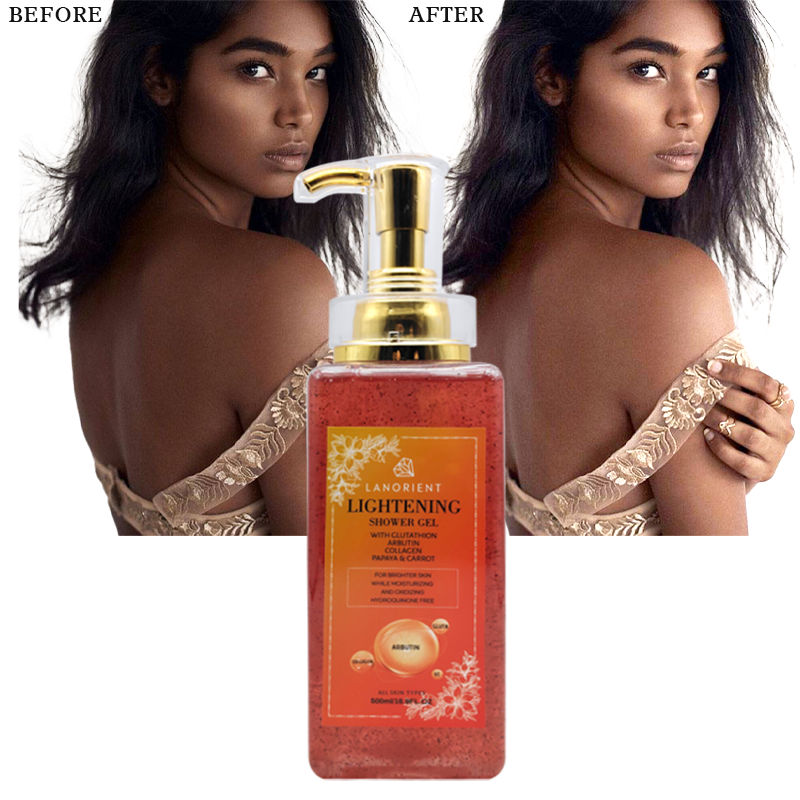 Private Label Manufacturer Wholesale Body Wash Vitamin C Arbutin Skin Whitening And Exfoliating Best Body Wash For Women