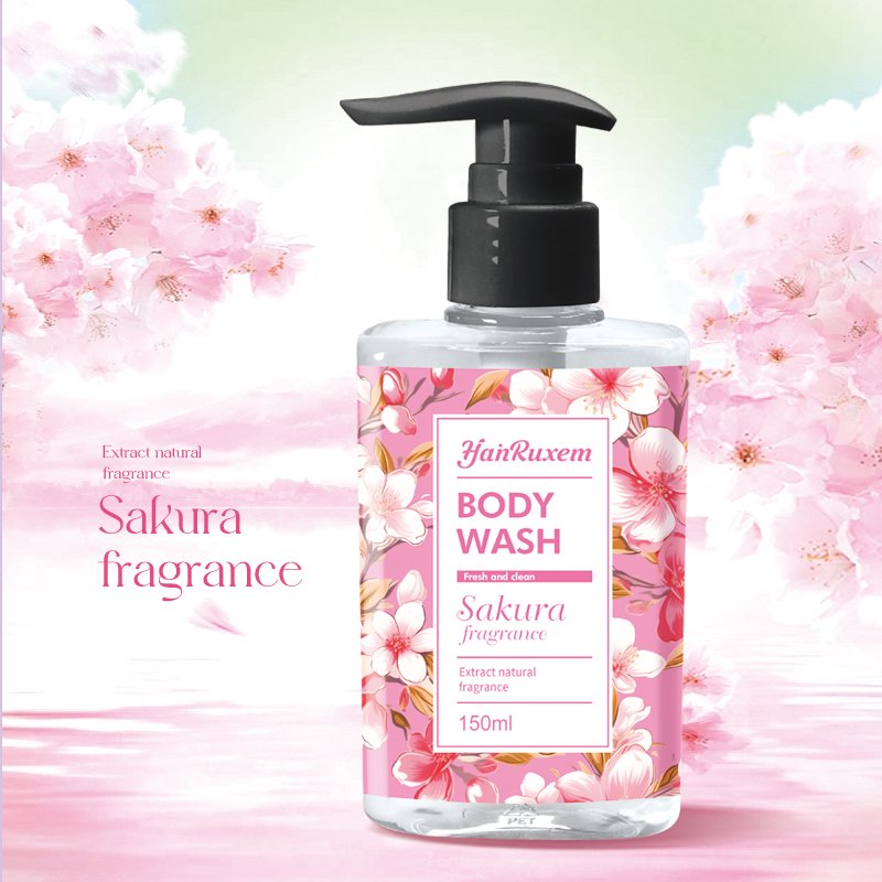 OEM/ODM Organic Exfoliating Whitening Deep Cleansing Shower Gel Lotion Body Wash With Fragrance