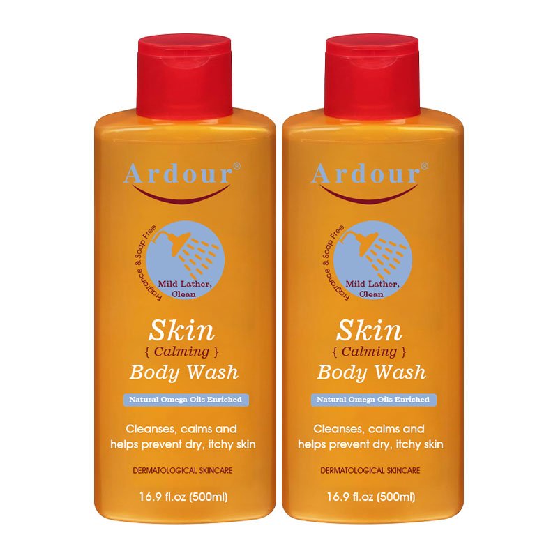 OEM body wash bottle 500ml Dry Normal Skin Moisturizing BODY wash Fragrance Soap and Dye-free Skin Calming Body Wash