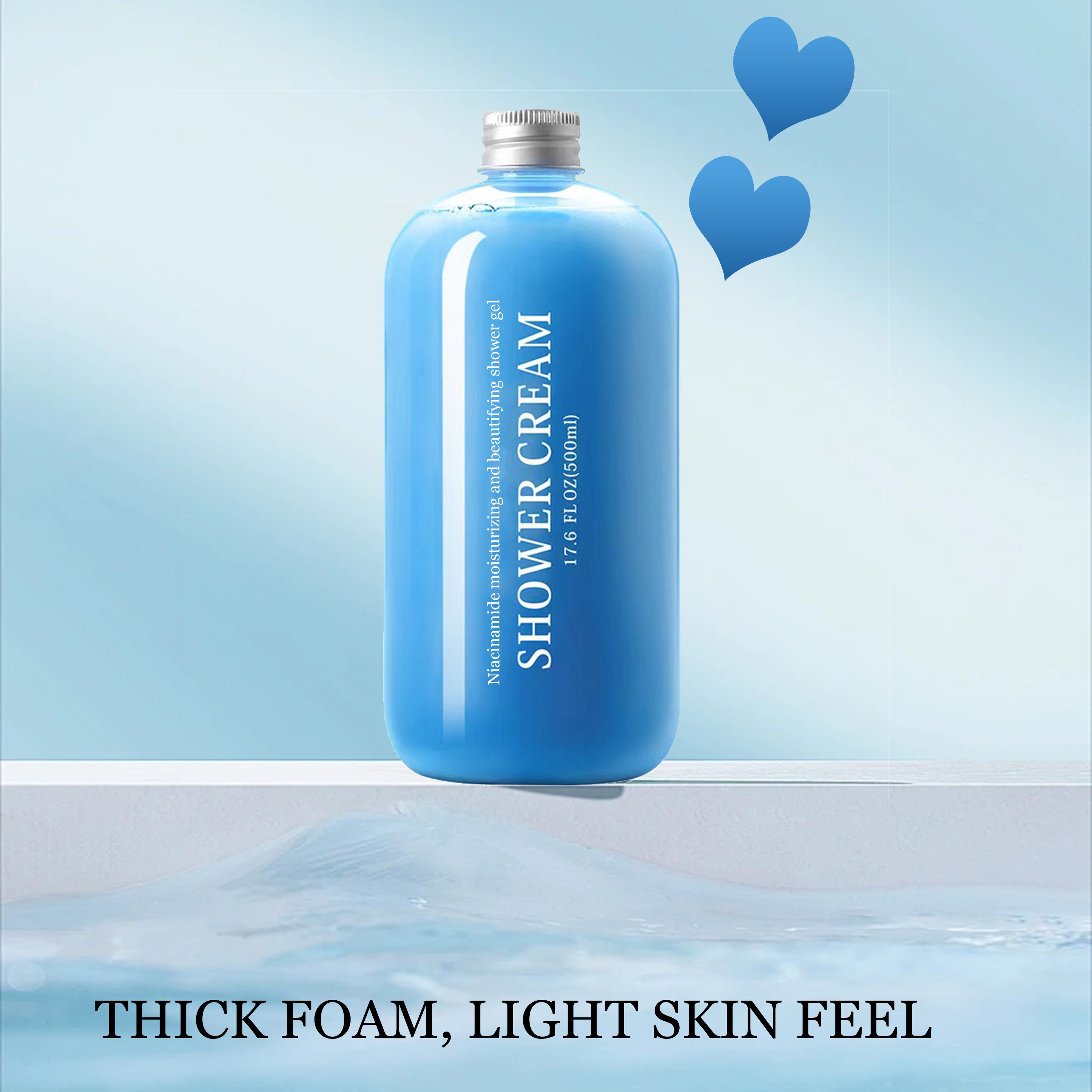 ODM/OEM Natural Flavor Whitening Shower Gel Organic Niacinamide Deep Cleansing Niacinamide Whitening Shower Gel Wholesale