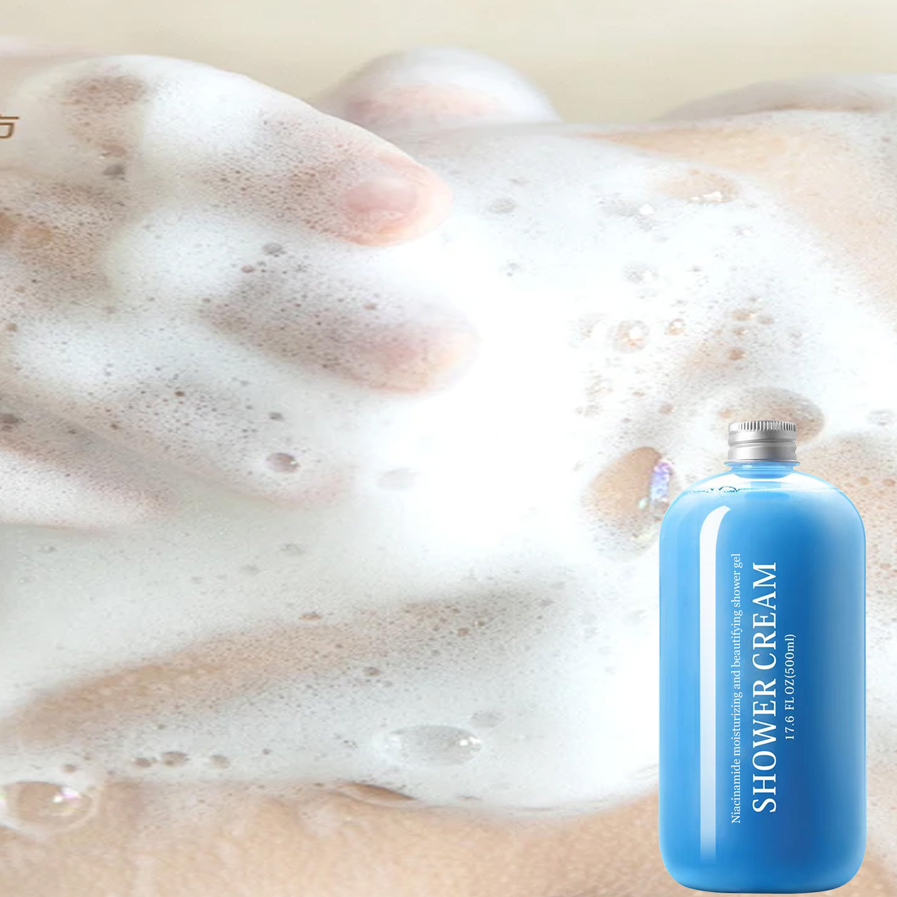 ODM/OEM Natural Flavor Whitening Shower Gel Organic Niacinamide Deep Cleansing Niacinamide Whitening Shower Gel Wholesale