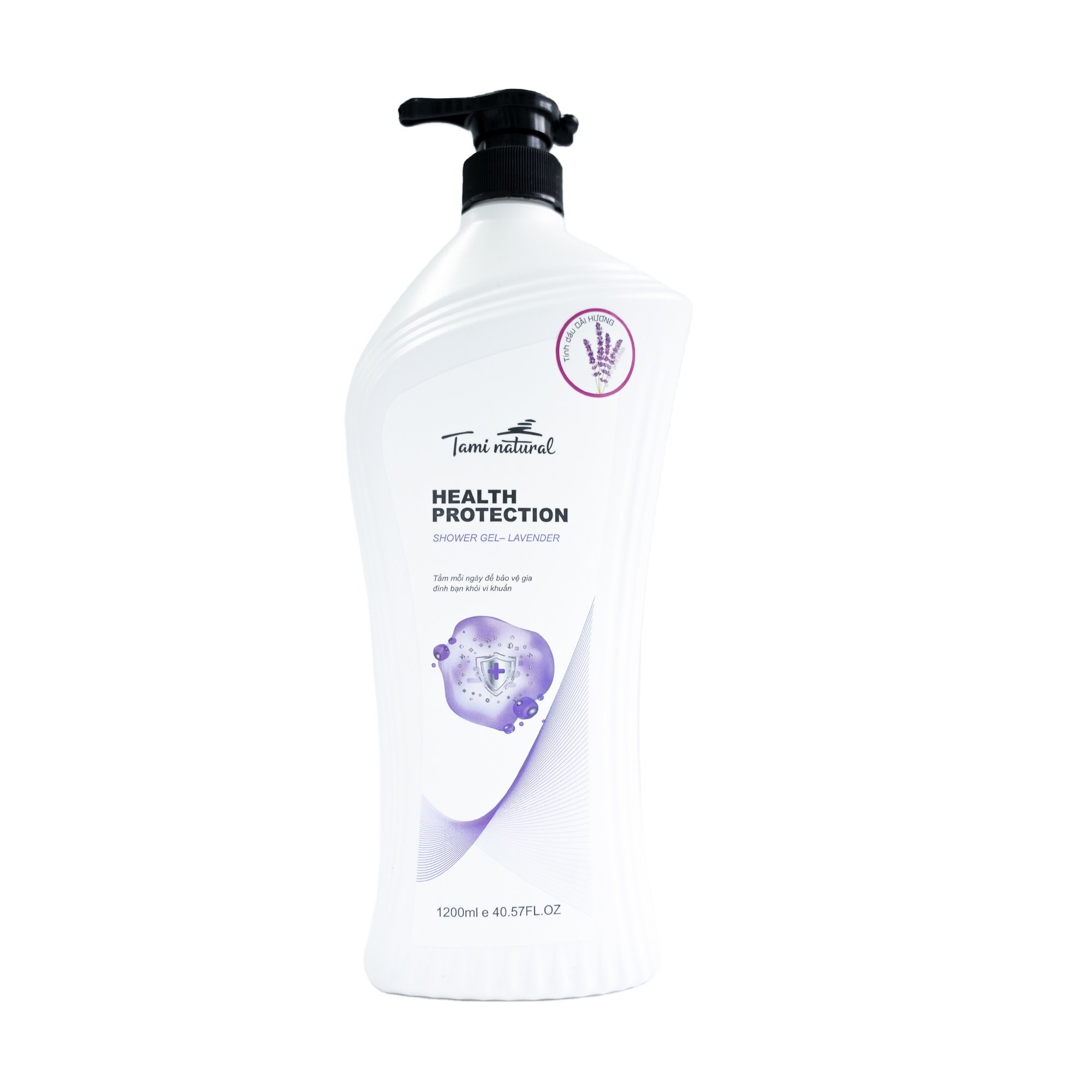 All Genders Personal Care Usage Whitening Body Wash Health Protection Liquid Form Moisturizing Lavender Shower Gel
