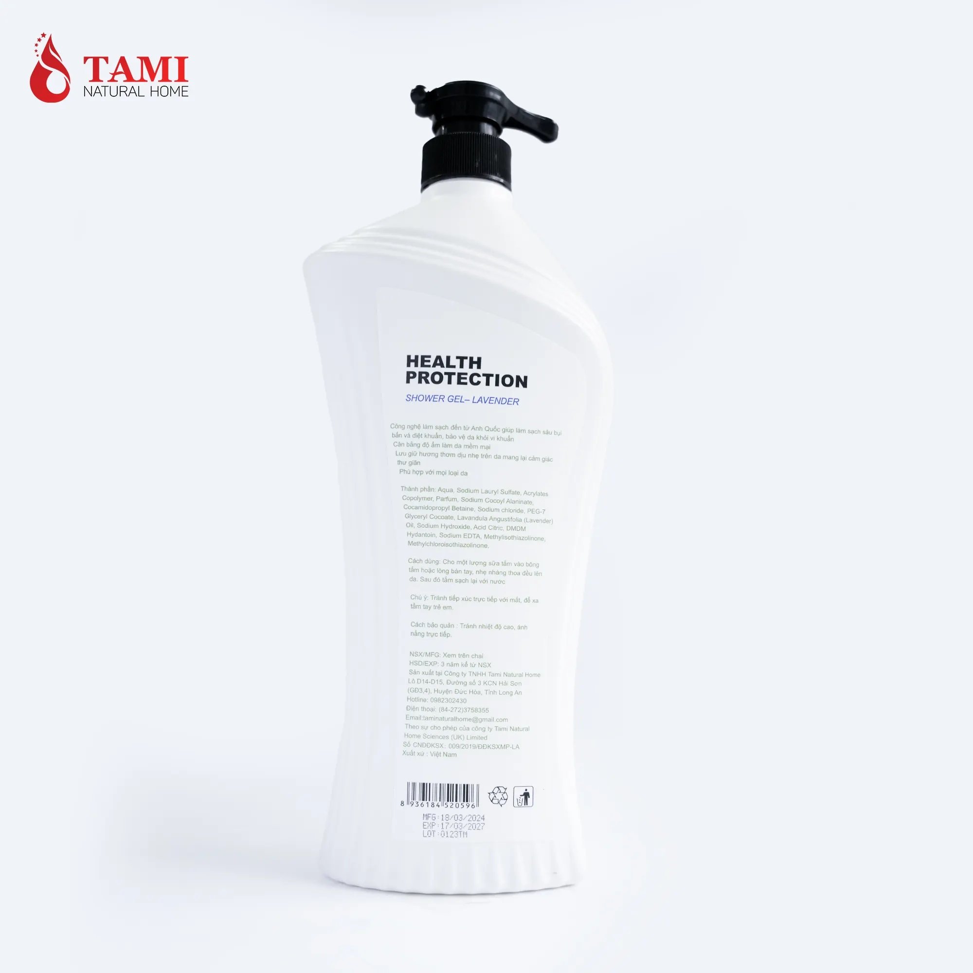 All Genders Personal Care Usage Whitening Body Wash Health Protection Liquid Form Moisturizing Lavender Shower Gel
