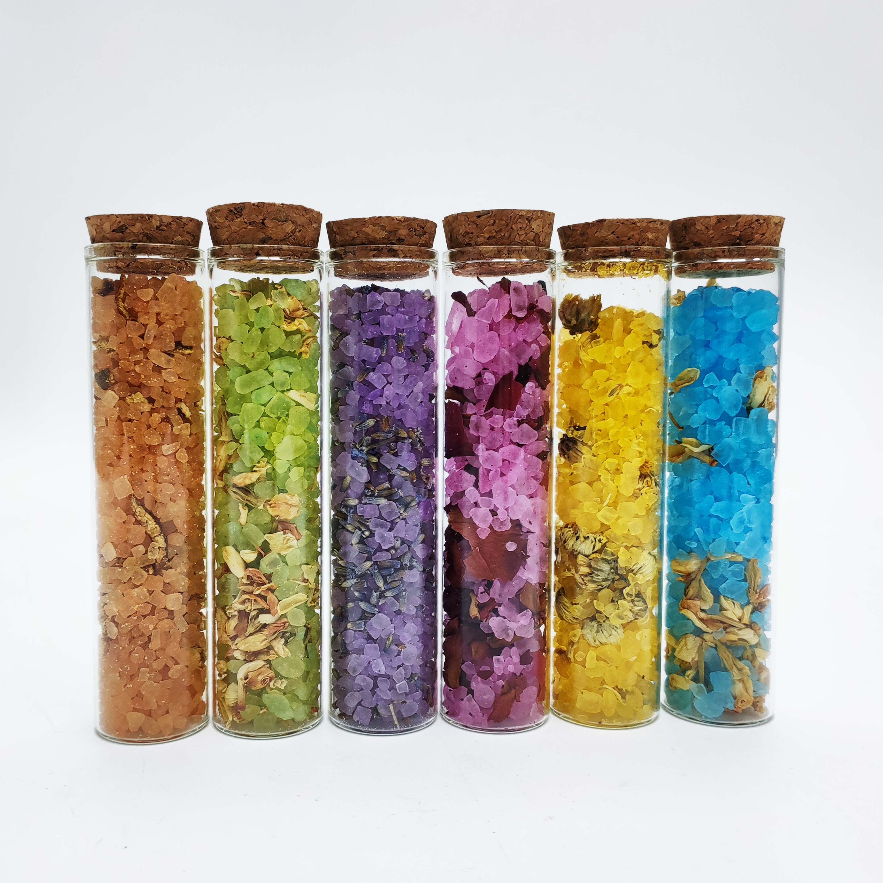 70g Natural Bath Salt Relax Body Foot Whitening Scrub Organic Sea Salt Crystal Soak Spa Exfoliating Cleansing Skin