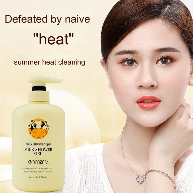 Lasting fragrance 800ml Body wash Milk body wash whitening body wash