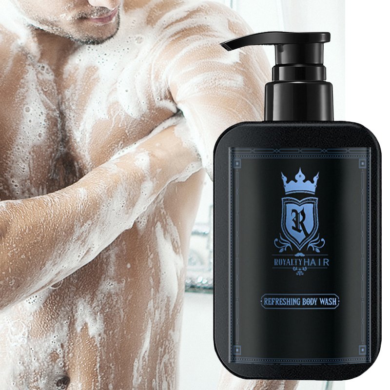 BARBERPASSION factory Private Label Vitamin E Smooth Men's Body Wash Shower Gel Set For Men
