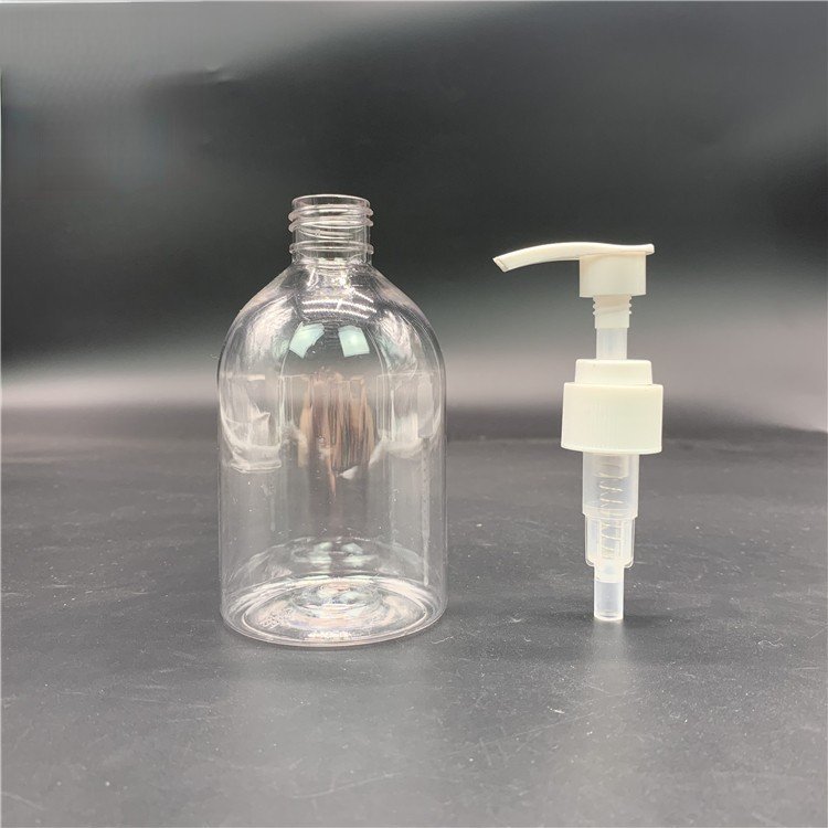 Empty Hand Sanitizer Bottle 250ml Plastic Cosmetic Shampoo Shower Gel Dispenser Transparent Lotion Pump Bottle manufacturer
