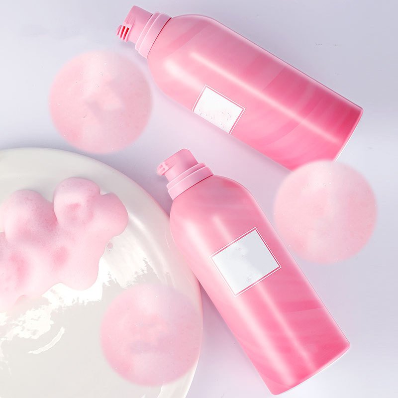 Customized Logo 350ml Mousse Bubble Skin Lightening Whitening Shower Gel Bath Mousse For Body Cleansing