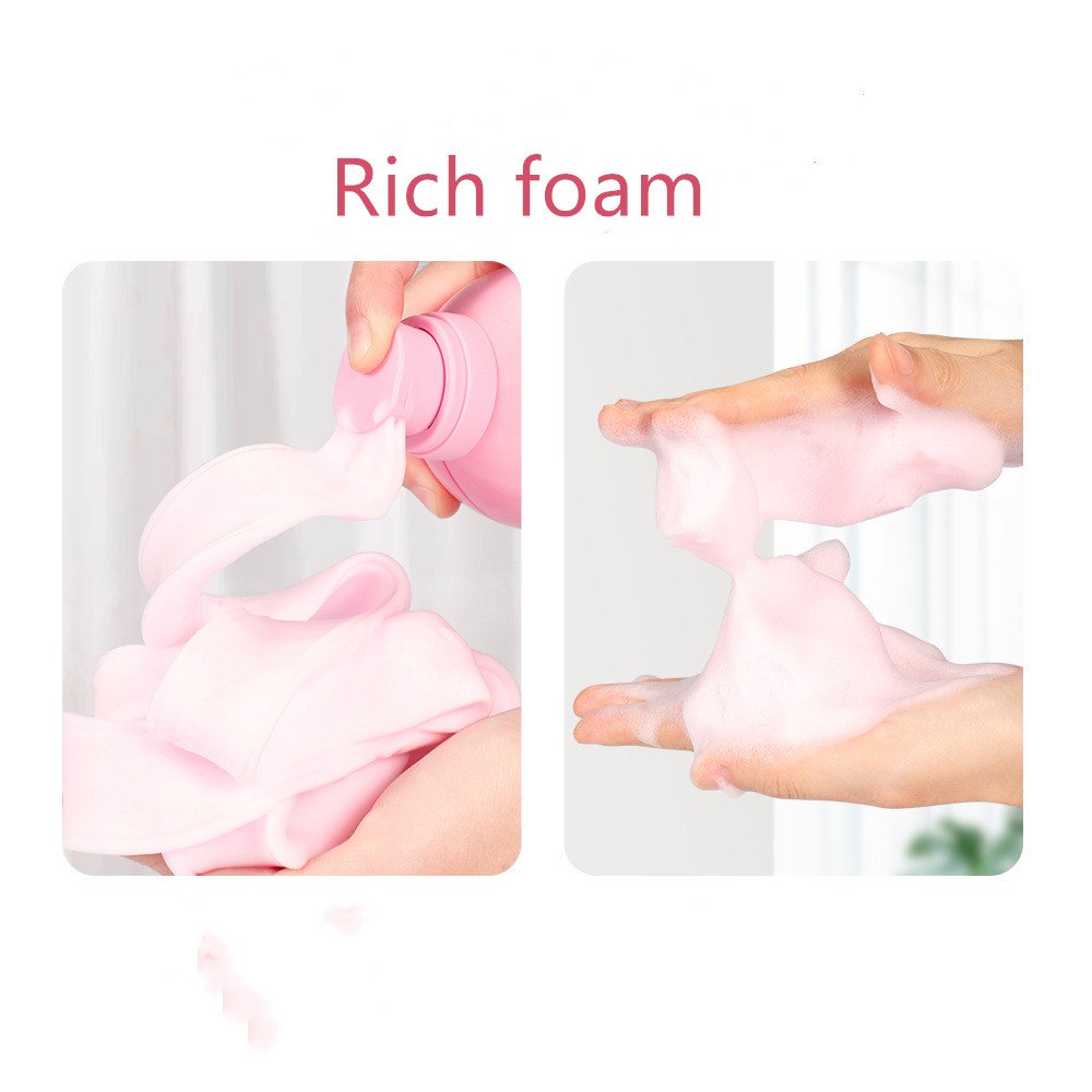 Customized Logo 350ml Mousse Bubble Skin Lightening Whitening Shower Gel Bath Mousse For Body Cleansing