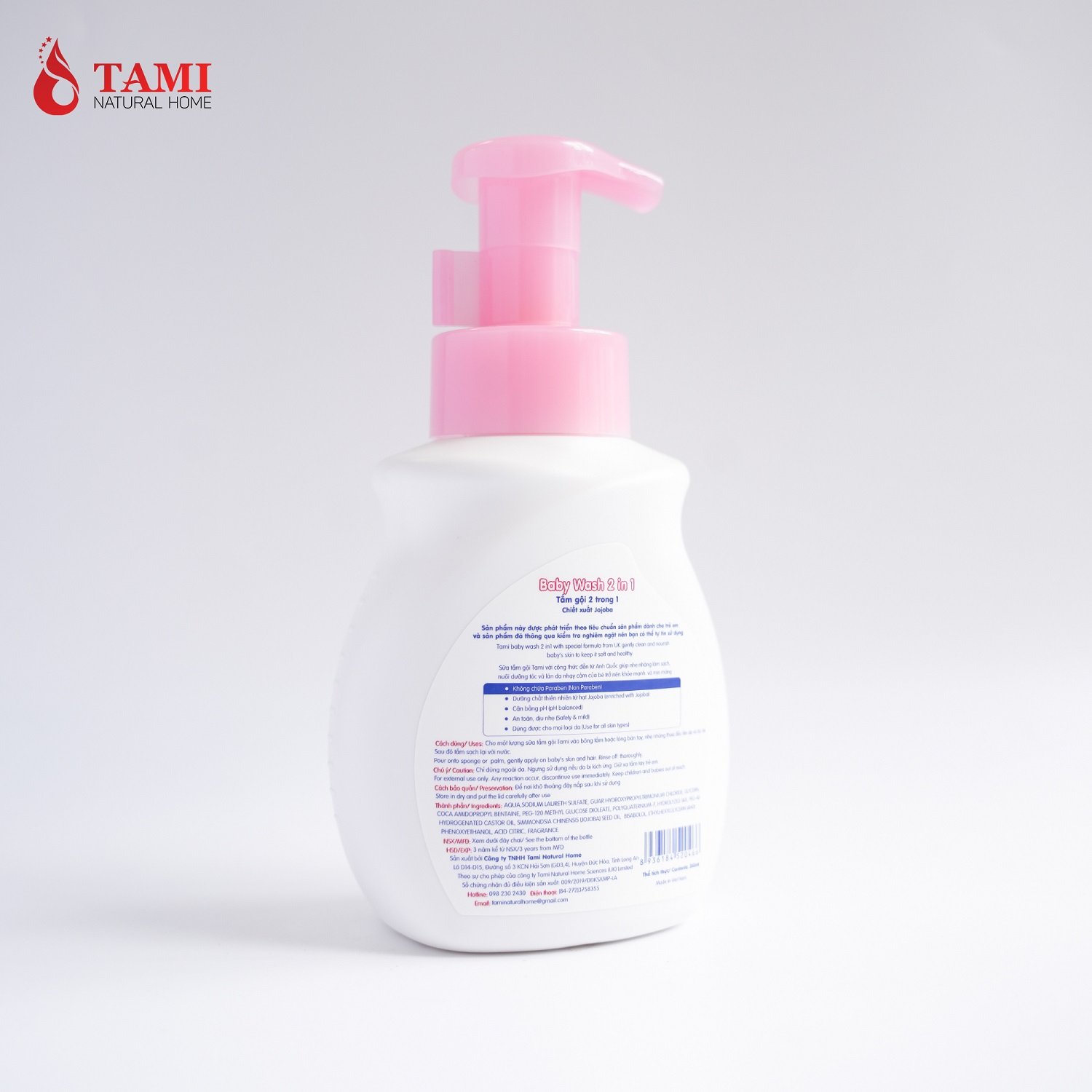 Cleaning Refreshing Tmfamil Baby Body Wash Non-HarmKid Skin Gentle Personal Care 2 in 1 Shower Gel With 3 Years Shelf Life