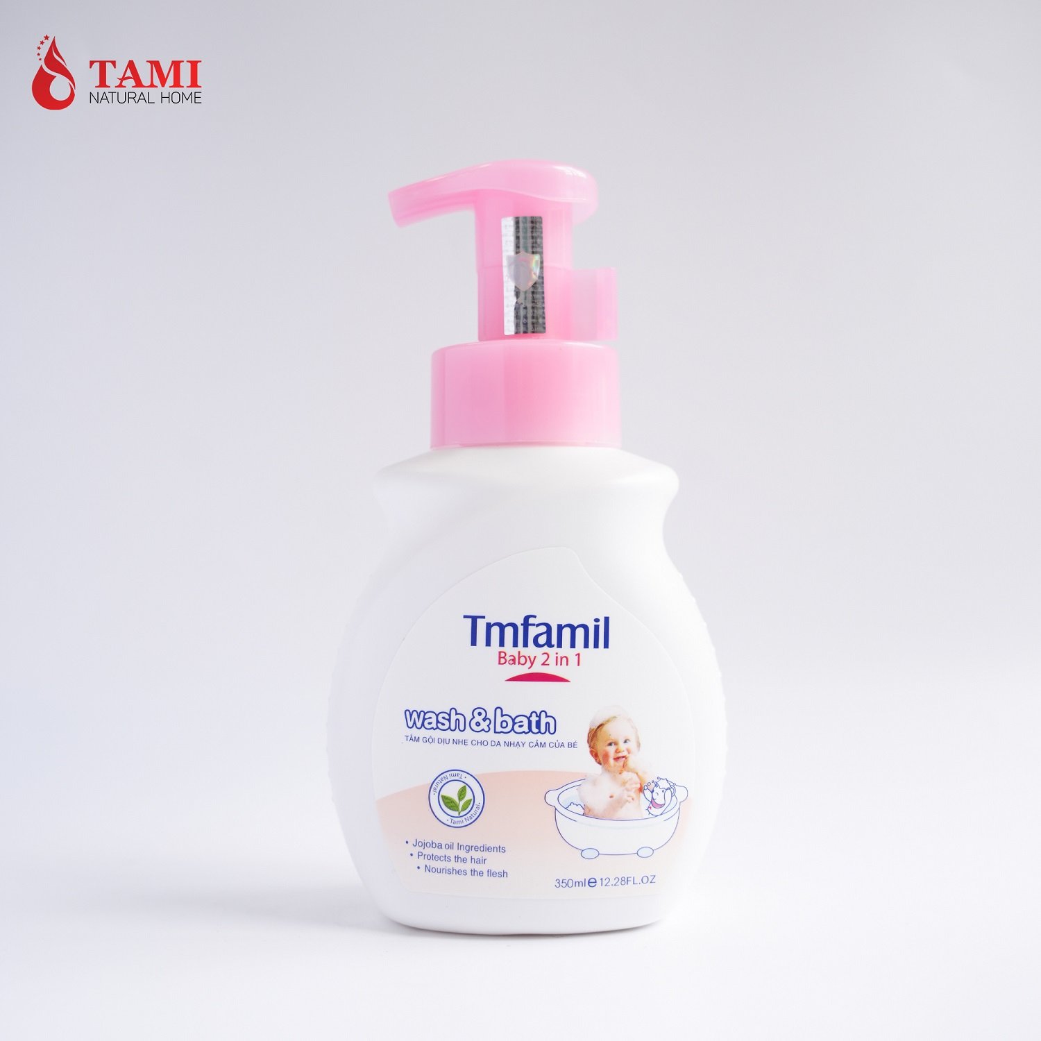 Cleaning Refreshing Tmfamil Baby Body Wash Non-HarmKid Skin Gentle Personal Care 2 in 1 Shower Gel With 3 Years Shelf Life