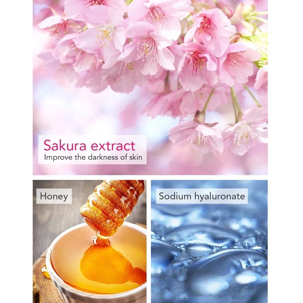 AILKE Sakura Body Wash Shower Gel 500ML For Cleaning And Whitening