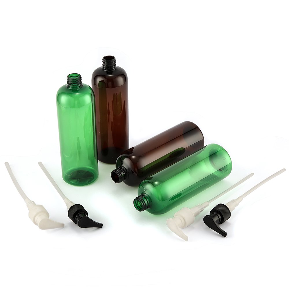 500ml PET plastic shampoo liquid soap bottle shower gel bottle luxury empty body washing containers for skin care