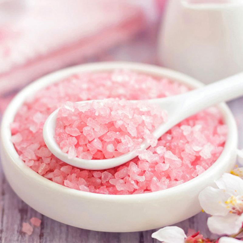 100% Pure Natural Private Label Scented Bath Soak Himalayan Salt Cleansing Sea Salt Bath and Foot Bath Salt Flowers