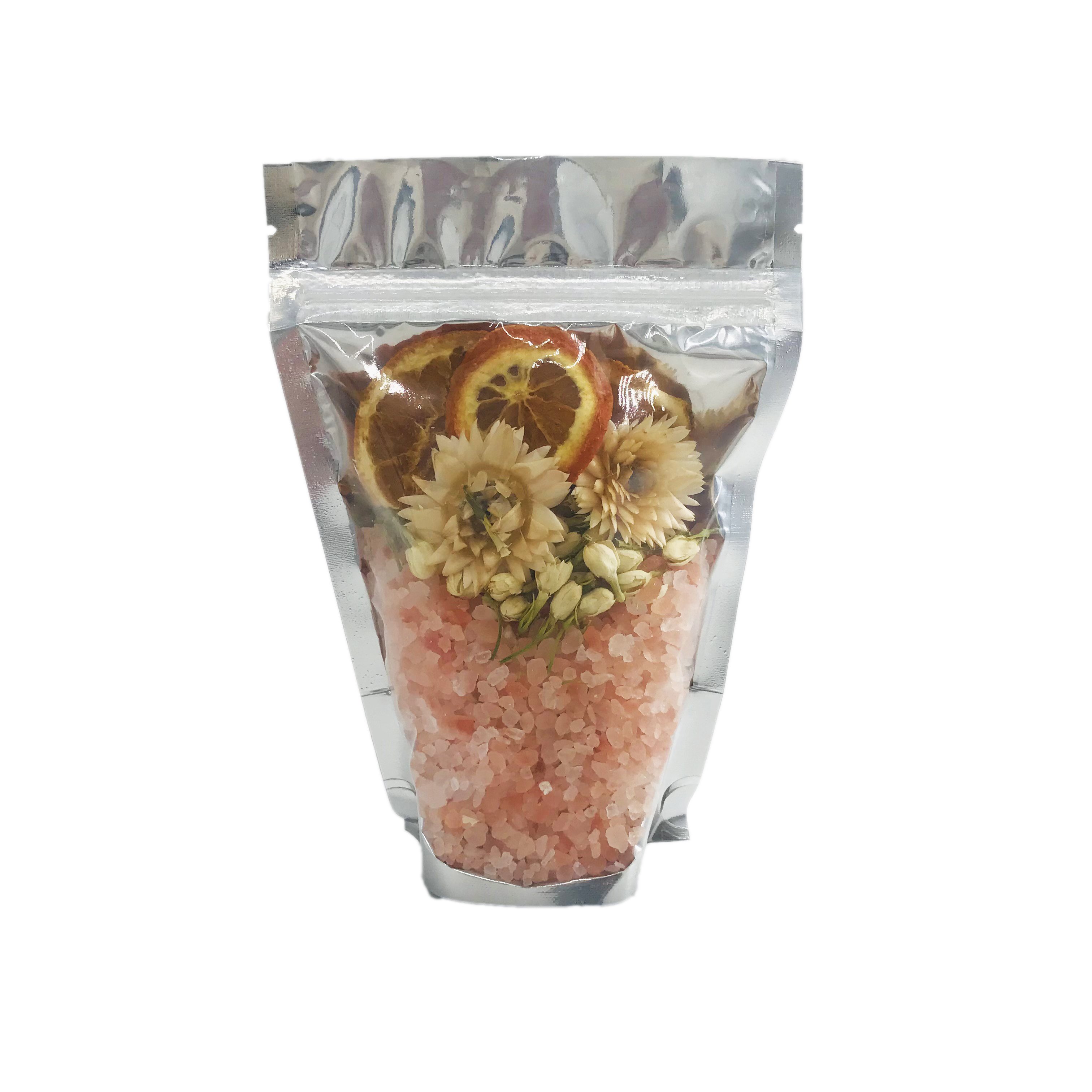 100% Pure Natural Private Label Scented Bath Soak Himalayan Salt Cleansing Sea Salt Bath and Foot Bath Salt Flowers