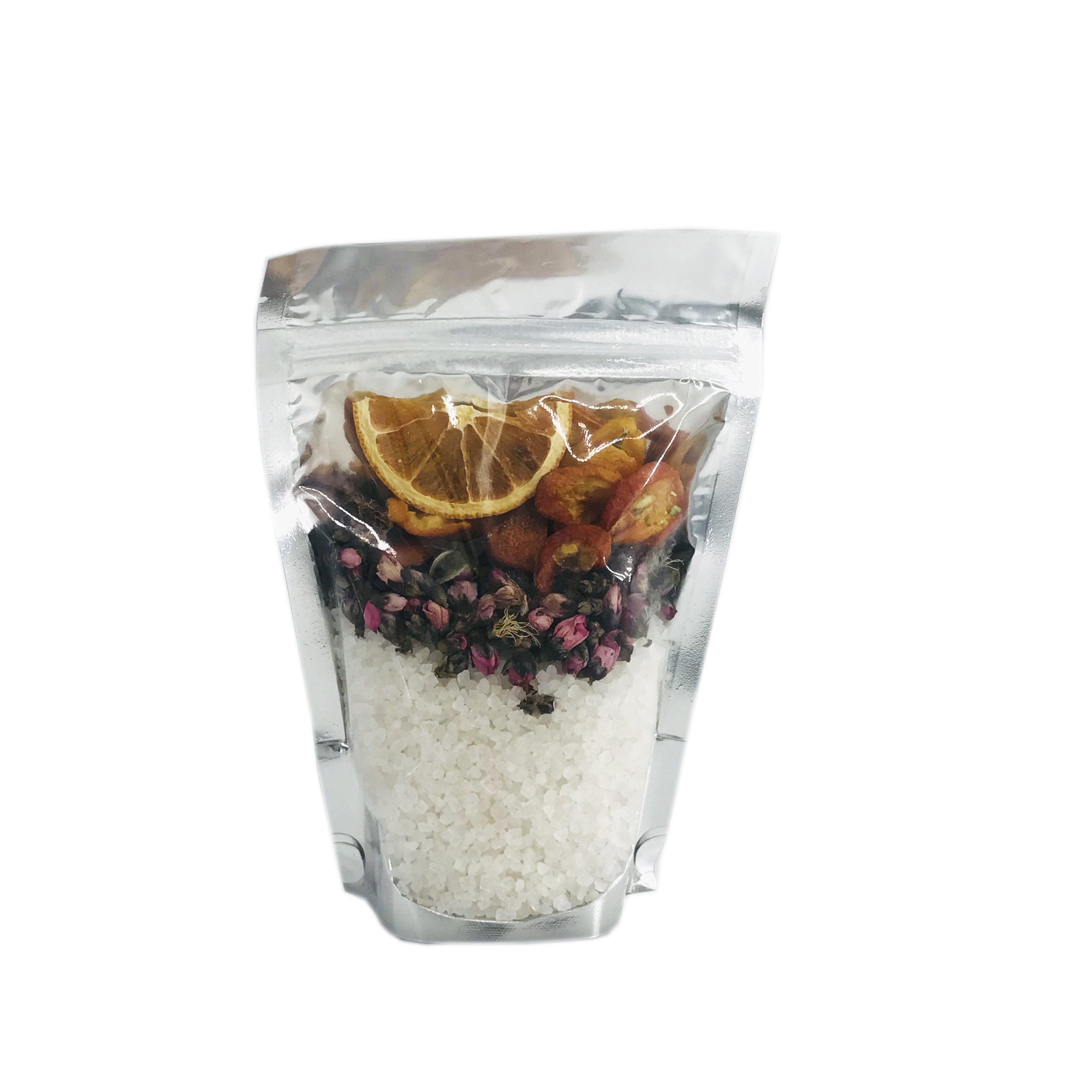 100% Pure Natural Private Label Scented Bath Soak Himalayan Salt Cleansing Sea Salt Bath and Foot Bath Salt Flowers