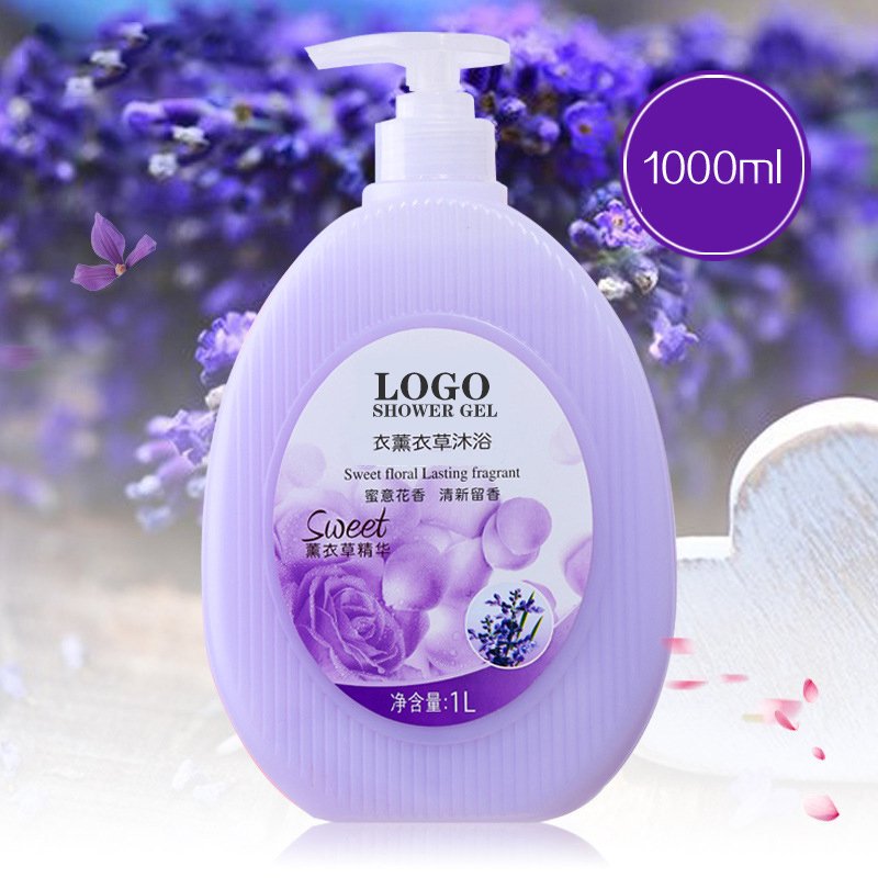 Organic 1000ml Lasting Fragrant Shower Gel Milk Nourishing Body Wash