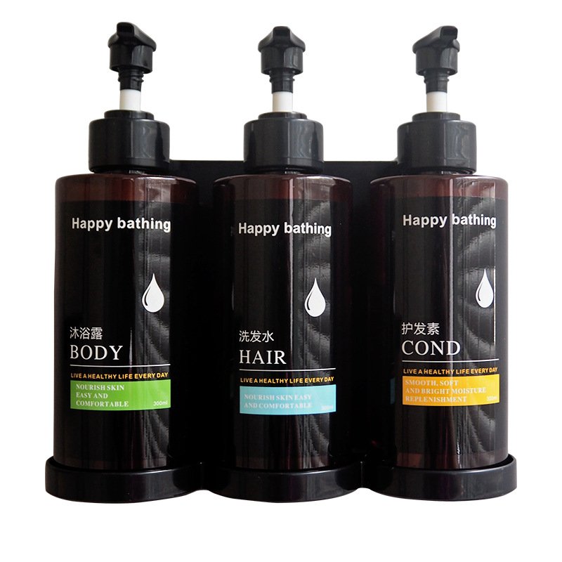 Hotel shower gel and shampoo dispenser